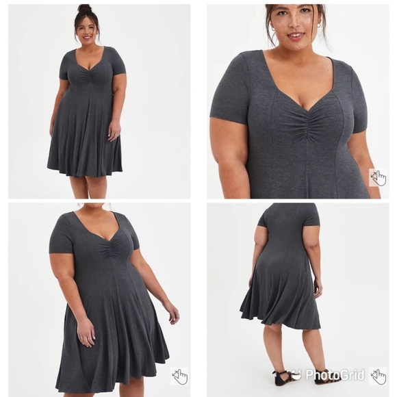 Torrid fit & flare like new dress 00X - Picture 1 of 6